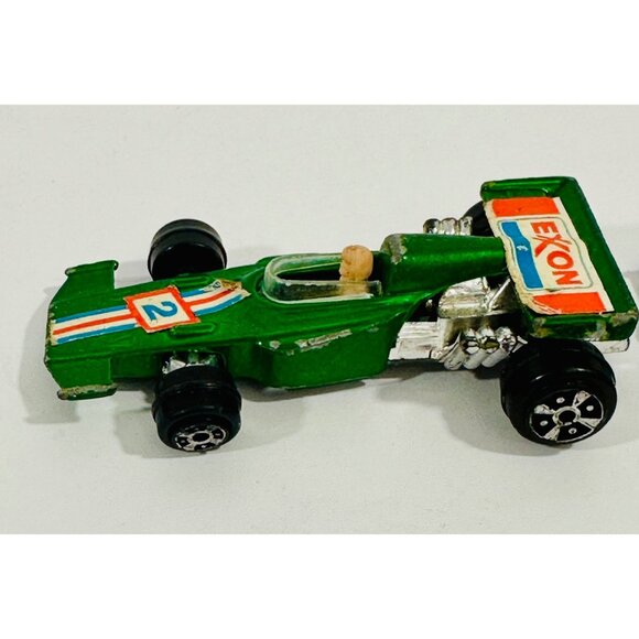 Yatming Green Ferrari Formula Car Exxon No 2 & Yatming Blue Honda No 1301 Shell - Picture 7 of 11